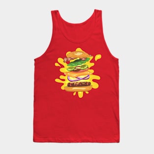 Bacon cheese burger for burger lovers Tank Top